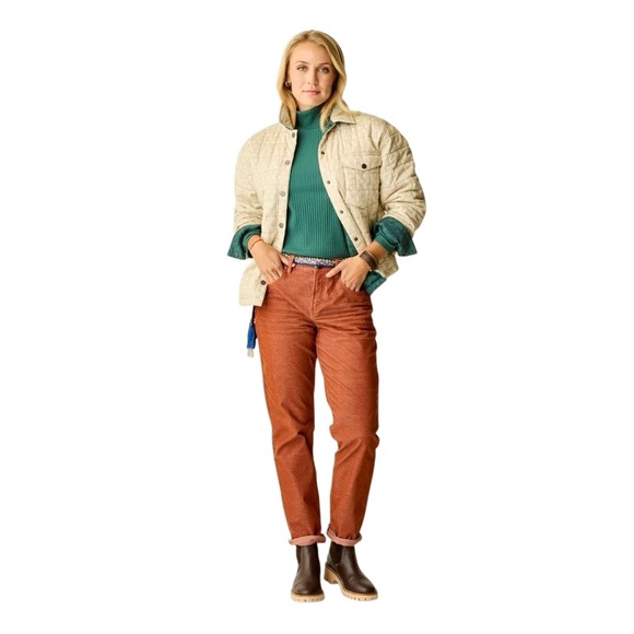 Carve Designs Pants - Carve Design Carson Cord Hi Rise Corduroy Pant Copper 8